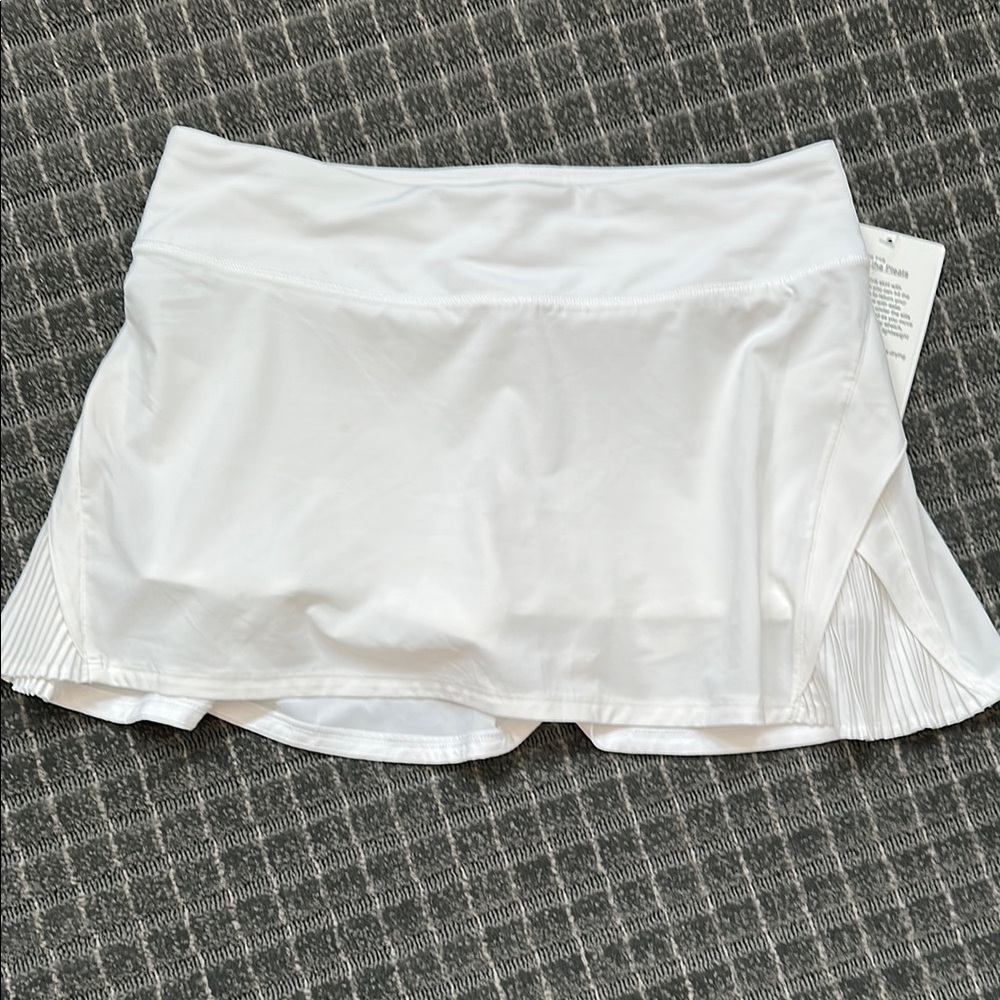 Lululemon White Tennis Skirt